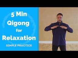 Simple 5 Minute Qigong Routine - With Jeffrey Chand - Easy, Beginner - Relaxing!