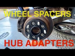 How To Properly Install Hub Adapters Wheel Spacers