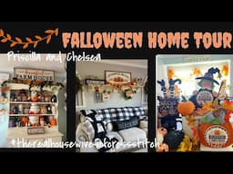 Falloween Home Tour 2024:Priscilla & Chelsea-The Real Housewives of Cross Stitch