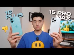 iPhone 16 Plus vs iPhone 15 Pro Max - The Obvious Choice