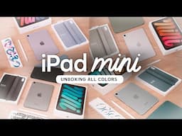 iPad Mini 7 Unboxing ALL Colors, First Impressions, & Comparisons