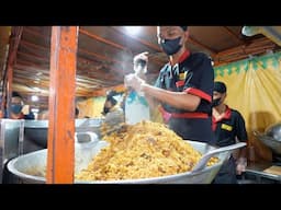 Amazing Giant Indonesian Street Foods | Giant Indonesian Fried Rice & Giant Pancake