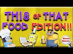 This or That? Food Edition! | Would You Rather? | Fun Fitness Games for Kids | GoNoodle | PE