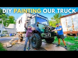 Prepping To DIY Paint Our Ex-Military Truck - Tear Down & Demo #30