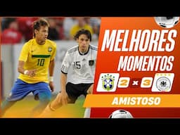 QUANDO NEYMAR USOU A 10 DA SELEÇÃO PELA PRIMEIRA VEZ E PERDEU | Brasil 2x3 Alemanha - Amistoso 2011