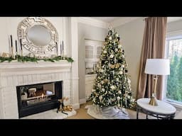 Decorate With Me Living Room Christmas Tree And Mantle Christmas Tree Decorating Ideas