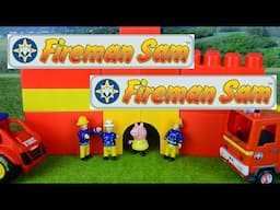 Fireman Sam Saves the day with peppa pig Fire engines Animation