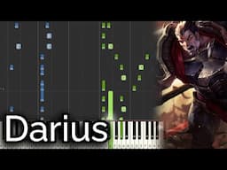 Darius login theme - League of Legends (Synthesia Piano Tutorial)