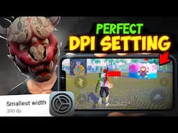 World's Best [ PRO DPI SETTING ] In Free Fire 🔥| All New Secret Setting 2024 |