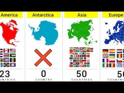 How Many Countries In The Same Continent