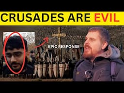 This MUSLIM Left STUNNED after learning Historical FACTS about CRUSADES-EPIC Response