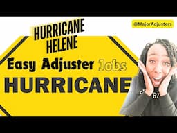 HURRICANE SEASON Remote Adjuster Jobs ARE BOOMING!