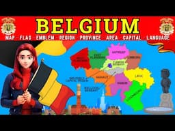 Belgium Geography Explained 🇧🇪 | Regions and Provinces of Belgium | #belgium