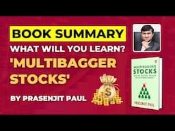 Multibagger Stocks Book Summary || Prasenjit Paul || Indian Book on Share Market ✅✅✅