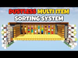 Minecraft: DUSTLESS Multi Item Sorting System