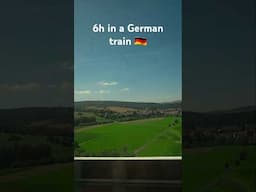 a 6h direct train from hamburg to munich #germany #deutschebahn #europetravel