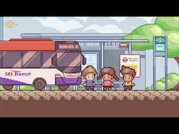 BOARDING -- Pixel Art Animation (Singapore Poly | SBS Transit)