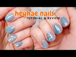 HeyHae Semi-Cured Sun-Cured Gel Nail Strips Tutorial & Review | KBEAUTYHOBBIT