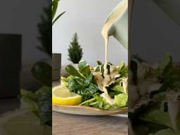 Easy Vegan Caesar Salad Dressing #vegancaesarsalad #veganrecipes