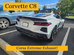 Chevrolet Corvette C8 Corsa Extreme Exhaust - EXTREMELY LOUD