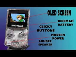 The OLED Screen for the Gameboy Color is a Game Changer!