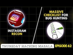 Instagram Cybersecurity , Ethical Hacking, OSINT Free Course, Checklist | THM Ep 62 #cybersecurity 🔥