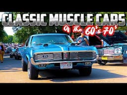 INCREDIBLE MUSCLE CARS!!! 1960s & 1970s Nostalgia! Classic Muscle Cars! Street Machines USA Car Show