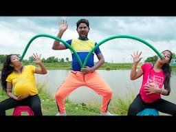 Amazing Funny Game videos, Must Entertainment comedy 2024🤣Hindi Funny Video, Episode 180,By FunTv24