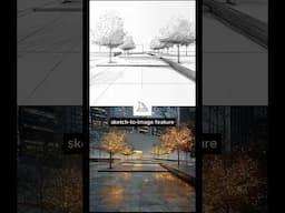 Midjourney new feature: Sketch to image. #architecture #aiarchitecture #midjourneyarchitecture