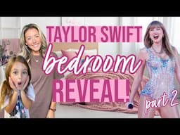 TAYLOR SWIFT BEDROOM MAKEOVER REVEAL! DECORATE WITH ME PART 2 Brianna K