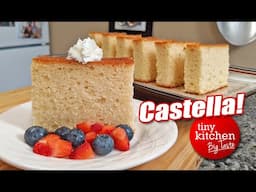 Castella! (Japanese Wagashi / Dessert) // Tiny Kitchen Big Taste