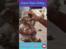 Part -1 Clay Ganesha Making  #clayganesh #religion