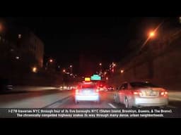 I-278: The BQE at Night (Exits 26 to 33)