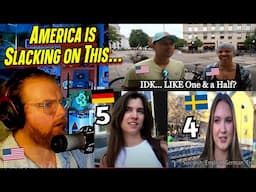 American Reacts to Europeans VS Americans - "How Many Languages Do You Know?"