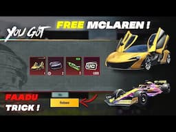 BIGGEST TRICK 😱 GET FREE MCLAREN SKIN BGMI | Mclaren Crate Opening Bgmi Pubg | Free Uc Bgmi Trick !