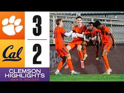 Clemson Men's Soccer || Clemson United Downs Cal, 3-2; Advances to ACC Championship Final