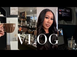 VLOG | MORE FALL DECOR SHOPPING, DAY IN MY LIFE, HOUSE UPDATES, PREPPING FOR TRIP,  WORK BTS + MORE