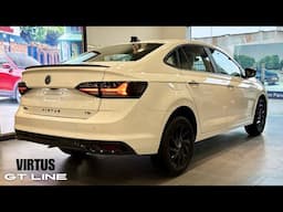 New Volkswagen Virtus 2024 🔥 New 1.0L Variant- GT LINE | White Colour - Walkaround Review