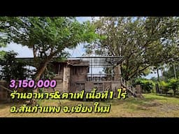 3.15 ล.🚩ร้านอาหาร&คาเฟ่ 1 ไร่ อ.สันกำแพงเชียงใหม่ (รายละเอียดในช่องคอมเม้นท์)