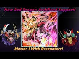 Master 1 with Resonators! New Red Dragon Archfiend Deck is Insane! Yu-gi-oh Master Duel!