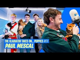 Paul Mescal is confronted by … puppies in Capital Breakfast's Colosseum | Gladiator II Interview