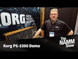 NAMM 2024: Korg PS-3300 Demo & Overview