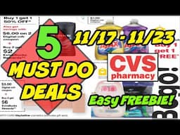 5 MUST DO CVS DEALS (11/17 - 11/23)