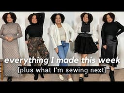 What I made this week! (4 garments) | And what I’m sewing next!