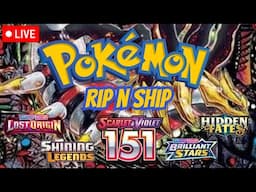 LIVE Pokemon RIP N SHIP! The Calm Before SURGING SPARKS!