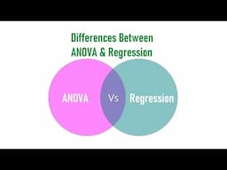 Differences Between ANOVA and Regression