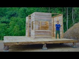 DIY Warm and Safe Wooden House | Wooden Wall - Ep.3 @lythibinh