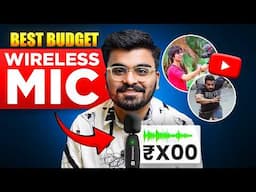 Portronics Dash 7 Wireles Mic Unboxing & Review 🔥 Best Budget Wireless Mic For Youtuber & Vlogging!