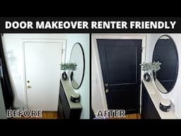 Door Makeover Renter Friendly! Affordable