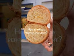 Argentinian baker sharing tips for making the best croissant #croissant #food #bakery